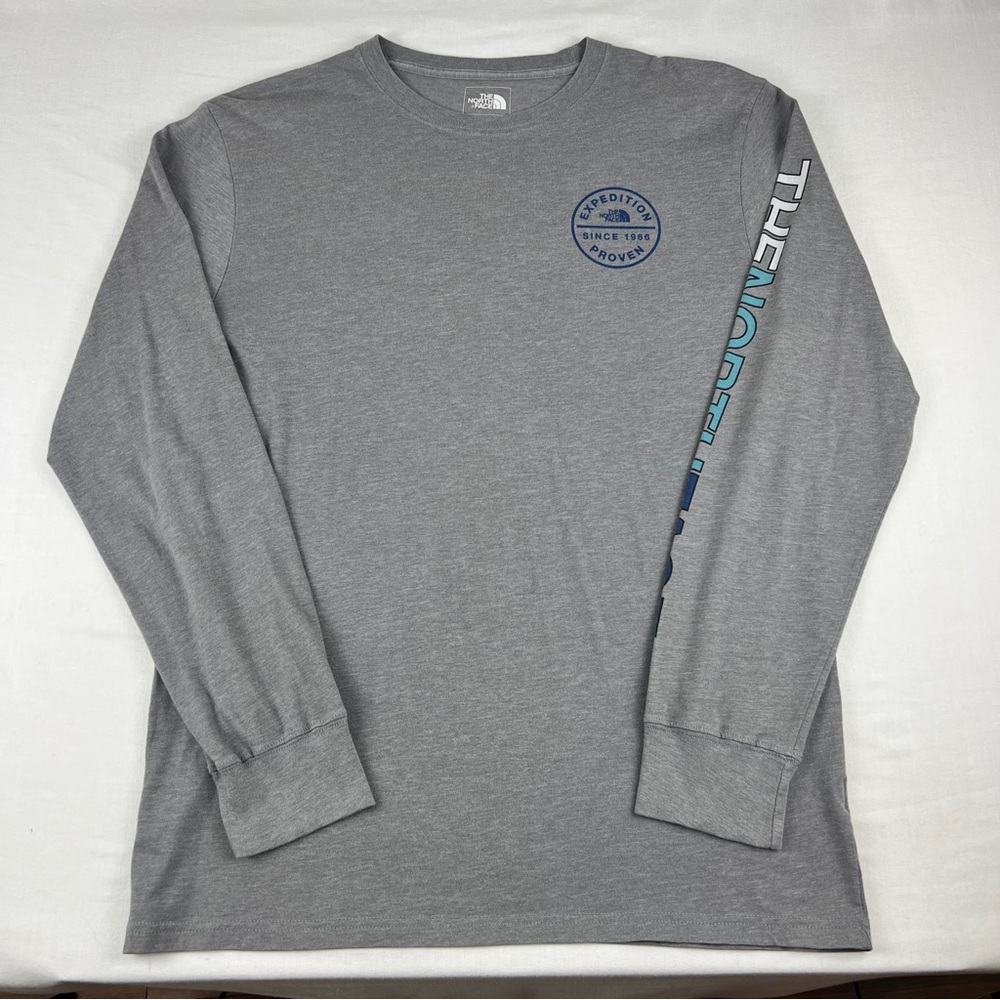 The North Face Grey Long Sleeve, Expedition Proven Shirt, Size M